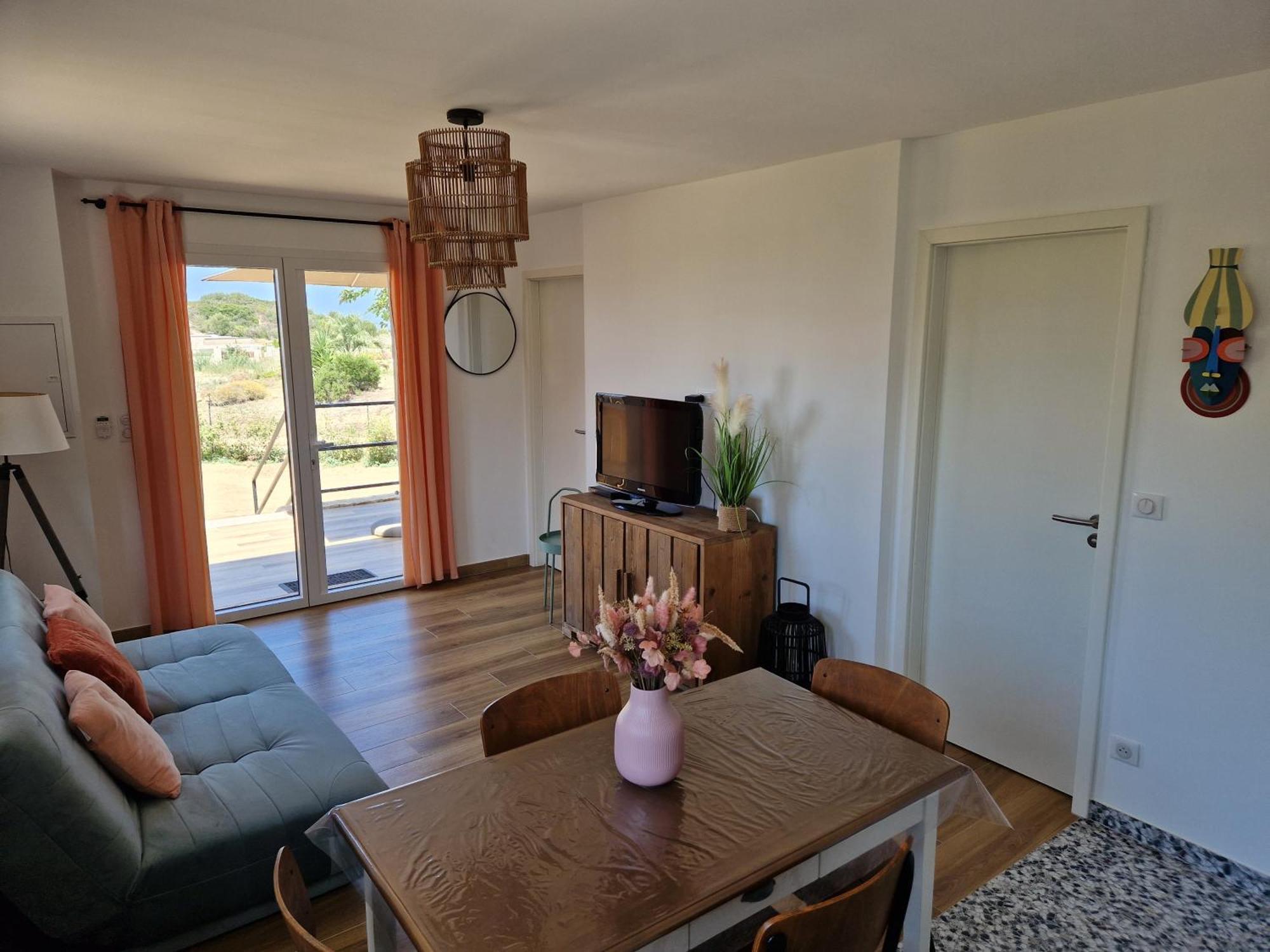 T2 Neuf Climatise Dans Villa A Corbara Exteriér fotografie